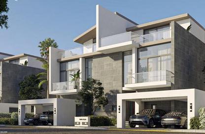 Twin House - 5 Bedrooms - 5 Bathrooms for sale in Saada Compound - New Cairo City - Cairo