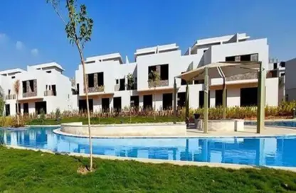 Townhouse - 4 Bedrooms - 4 Bathrooms for sale in Sun Capital - Fayoum Desert road - 6 October City - Giza