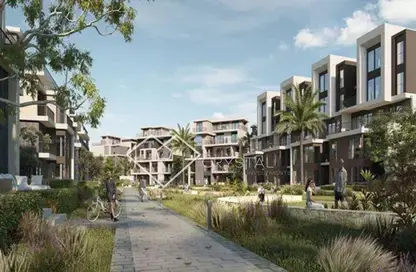 شقة - 2 غرف نوم - 2 حمامات للبيع في سولانا - مدينة زايد الجديدة - الشيخ زايد - الجيزة