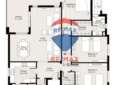 Apartment - 3 Bedrooms - 3 Bathrooms for sale in District 5 - 5th Settlement Compounds - The 5th Settlement - New Cairo City - Cairo