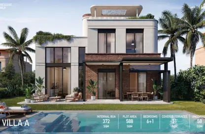 Villa - 5 Bedrooms - 5 Bathrooms for sale in Crescent Walk - 5th Settlement Compounds - The 5th Settlement - New Cairo City - Cairo