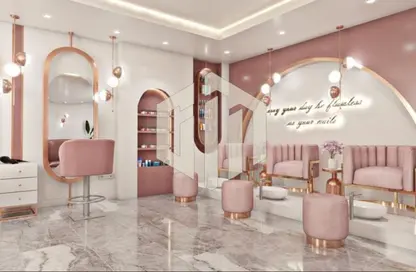 Shop - Studio - 2 Bathrooms for rent in North Teseen St. - The 5th Settlement - New Cairo City - Cairo