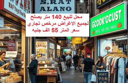 محل تجاري - استوديو - 1 حمام للبيع في شارع نادي الصيد - الدقي - الجيزة