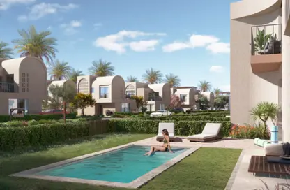 Twin House - 4 Bedrooms - 5 Bathrooms for sale in The Med - Ras Al Hekma - North Coast