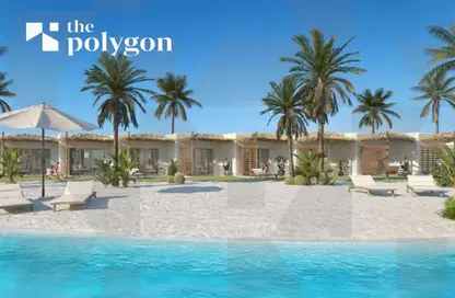 شاليه - غرفة نوم - 2 حمامات للبيع في هاسيندا وترز - قسم الضبعة - الساحل الشمالي