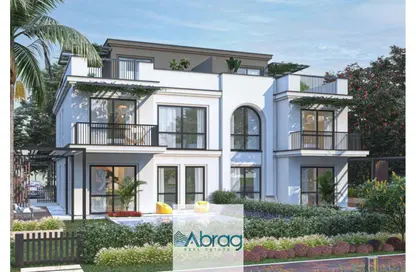 Villa - 4 Bedrooms - 5 Bathrooms for sale in Waslet Dahshur Road - Green Belt - 6 October City - Giza