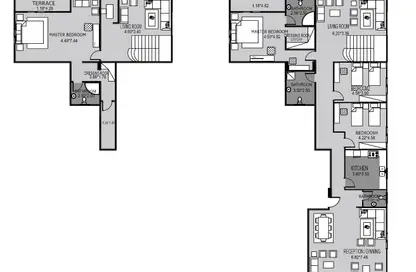 Duplex - 5 Bedrooms - 4 Bathrooms for sale in Bait Alwatan - The 5th Settlement - New Cairo City - Cairo