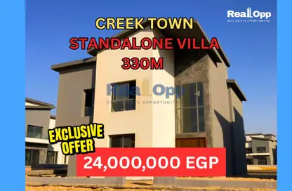 فيلا - 4 غرف نوم - 5 حمامات للبيع في كريك تاون - التجمع الاول - مدينة القاهرة الجديدة - القاهرة