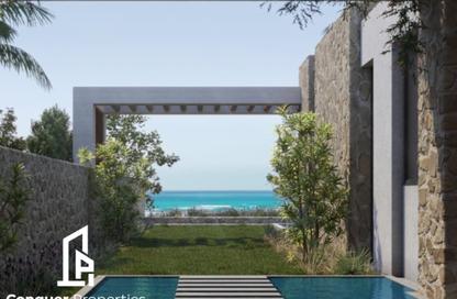 Chalet - 2 Bedrooms - 2 Bathrooms for sale in Azha North - Ras Al Hekma - North Coast