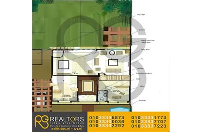 Twin House - 5 Bedrooms - 2 Bathrooms for sale in Rayhana Compound - Al Wahat Road - 6 October City - Giza