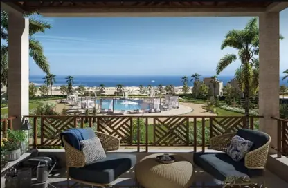 Chalet - 2 Bedrooms - 2 Bathrooms for sale in Swan Lake Gouna - Al Gouna - Hurghada - Red Sea