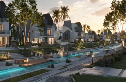 Twin House - 4 Bedrooms - 4 Bathrooms for sale in Rivers - New Zayed City - Sheikh Zayed City - Giza