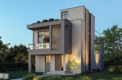 Villa - 3 Bedrooms - 4 Bathrooms for sale in Waslet Dahshur Road - Green Belt - 6 October City - Giza