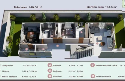 Apartment - 3 Bedrooms - 2 Bathrooms for sale in The 5th Settlement - New Cairo City - Cairo