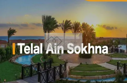 شاليه - 3 غرف نوم - 2 حمامات للبيع في تلال السخنة - العين السخنة - السويس