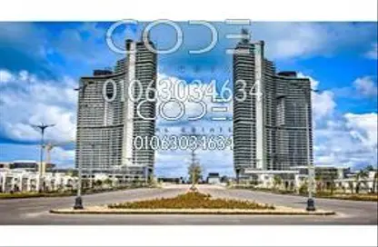 Apartment - 2 Bedrooms - 2 Bathrooms for sale in The Gate Towers - New Alamein City - Al Alamein - North Coast