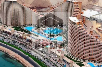 شاليه - غرفة نوم - 1 حمام للبيع في بورتو ساوث بيتش - العين السخنة - السويس
