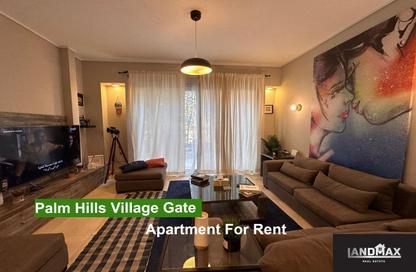 Apartment - Studio - 1 Bathroom for rent in Palm Hills Village Gate - South Investors Area - New Cairo City - Cairo