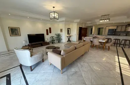 Apartment - 3 Bedrooms - 3 Bathrooms for rent in Katameya Heights - El Katameya Compounds - El Katameya - New Cairo City - Cairo