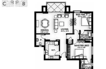 Apartment - 2 Bedrooms - 3 Bathrooms for rent in Mivida - 5th Settlement Compounds - The 5th Settlement - New Cairo City - Cairo