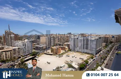 شقة - 4 غرف نوم - 3 حمامات للبيع في شارع محمد فوزي معاذ - سموحة - حي شرق - الاسكندرية