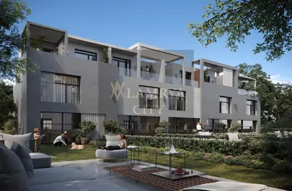 تاون هاوس - 5 غرف نوم - 5 حمامات للبيع في ريفرتون - المستثمرين الجنوبية - مدينة القاهرة الجديدة - القاهرة