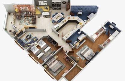 Apartment - 4 Bedrooms - 3 Bathrooms for sale in 4th Neighborhood - 5th Area - Shorouk City - Cairo