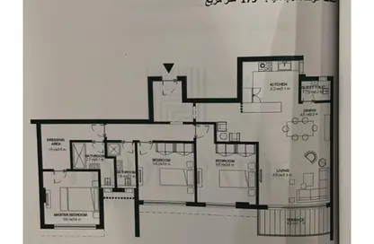 Apartment - 3 Bedrooms - 3 Bathrooms for sale in Garden Residence - Hyde Park - 5th Settlement Compounds - The 5th Settlement - New Cairo City - Cairo
