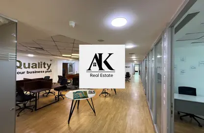 Office Space - Studio - 4 Bathrooms for rent in Bank Center Street - South Teseen St. - The 5th Settlement - New Cairo City - Cairo