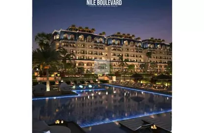 Apartment - 3 Bedrooms - 2 Bathrooms for sale in Nile Boulevard - New Cairo City - Cairo