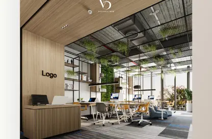 Office Space - Studio - 2 Bathrooms for sale in Smart Village - Cairo Alexandria Desert Road - 6 October City - Giza