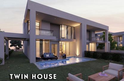 Twin House - 3 Bedrooms - 3 Bathrooms for sale in Lake West - Sheikh Zayed Compounds - Sheikh Zayed City - Giza