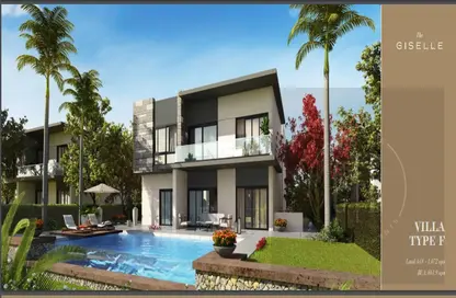 Twin House - 4 Bedrooms - 3 Bathrooms for sale in Swan Lake Residence - 5th Settlement Compounds - The 5th Settlement - New Cairo City - Cairo