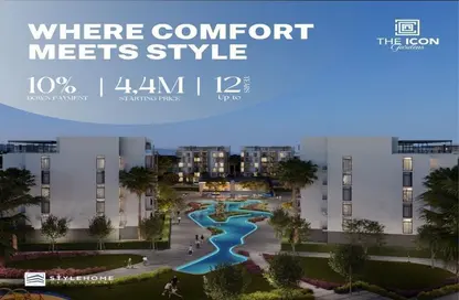 Duplex - 5 Bedrooms - 3 Bathrooms for sale in The Icon Residence - 5th Settlement Compounds - The 5th Settlement - New Cairo City - Cairo