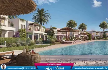 Chalet - 3 Bedrooms - 4 Bathrooms for sale in Seashore - Ras Al Hekma - North Coast Chalet - 3 Bedrooms - 4 Bathrooms for sale in Seashore - Ras Al Hekma - North Coast