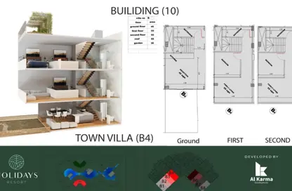Townhouse - 2 Bedrooms - 2 Bathrooms for sale in Magawish - Hurghada - Red Sea Townhouse - 2 Bedrooms - 2 Bathrooms for sale in Magawish - Hurghada - Red Sea