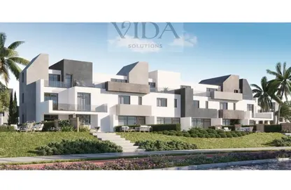 Twin House - 3 Bedrooms - 2 Bathrooms for sale in Rivers - New Zayed City - Sheikh Zayed City - Giza
