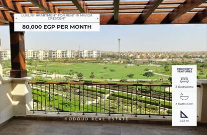 Apartment - 3 Bedrooms - 3 Bathrooms for rent in Mivida - 5th Settlement Compounds - The 5th Settlement - New Cairo City - Cairo
