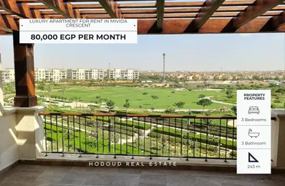 Apartment - 3 Bedrooms - 3 Bathrooms for rent in Mivida - 5th Settlement Compounds - The 5th Settlement - New Cairo City - Cairo