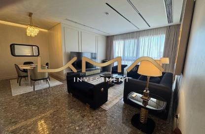 Apartment - 2 Bedrooms - 3 Bathrooms for rent in Aljazi Marriott Residences - Mohamed Naguib Axis - North Investors Area - New Cairo City - Cairo