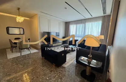 Apartment - 2 Bedrooms - 3 Bathrooms for rent in Aljazi Marriott Residences - Mohamed Naguib Axis - North Investors Area - New Cairo City - Cairo