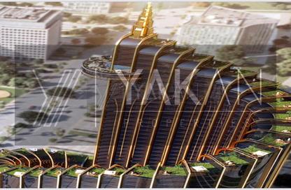 Office Space - Studio - 1 Bathroom for sale in East tower - Central Business District - New Capital City - Cairo