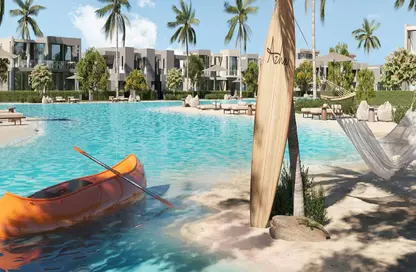 Chalet - 2 Bedrooms - 3 Bathrooms for sale in Azha North - Ras Al Hekma - North Coast