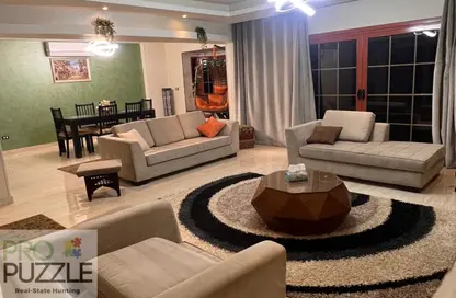 Apartment - 3 Bedrooms - 3 Bathrooms for rent in American University Housing District - 5th Settlement Compounds - The 5th Settlement - New Cairo City - Cairo