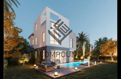 Villa - 4 Bedrooms - 4 Bathrooms for sale in Lake West - Sheikh Zayed Compounds - Sheikh Zayed City - Giza