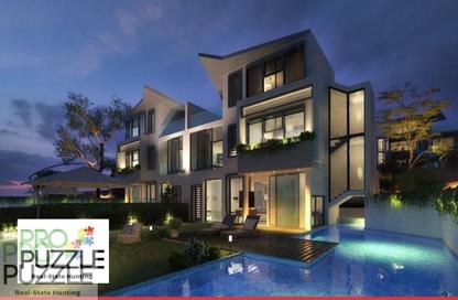 Twin House - 3 Bedrooms - 4 Bathrooms for sale in IL Monte Galala - Al Ain Al Sokhna - Suez