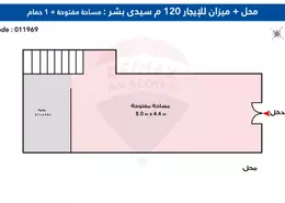 Shop - Studio - 1 Bathroom for rent in Mohammad Ngeeb Street - Sidi Beshr - Hay Awal El Montazah - Alexandria