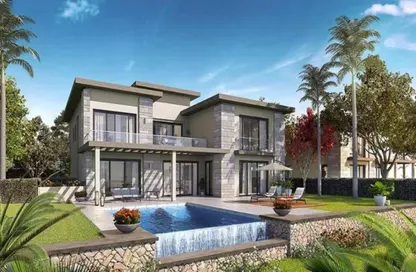 Twin House - 4 Bedrooms - 5 Bathrooms for sale in Swan Lake Residence - 5th Settlement Compounds - The 5th Settlement - New Cairo City - Cairo