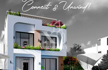 Townhouse - 3 Bedrooms - 3 Bathrooms for sale in Tabah West Compound - New Zayed City - Sheikh Zayed City - Giza