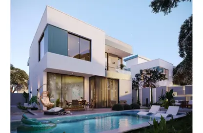 Villa - 5 Bedrooms - 3 Bathrooms for sale in Waslet Dahshur Road - Green Belt - 6 October City - Giza